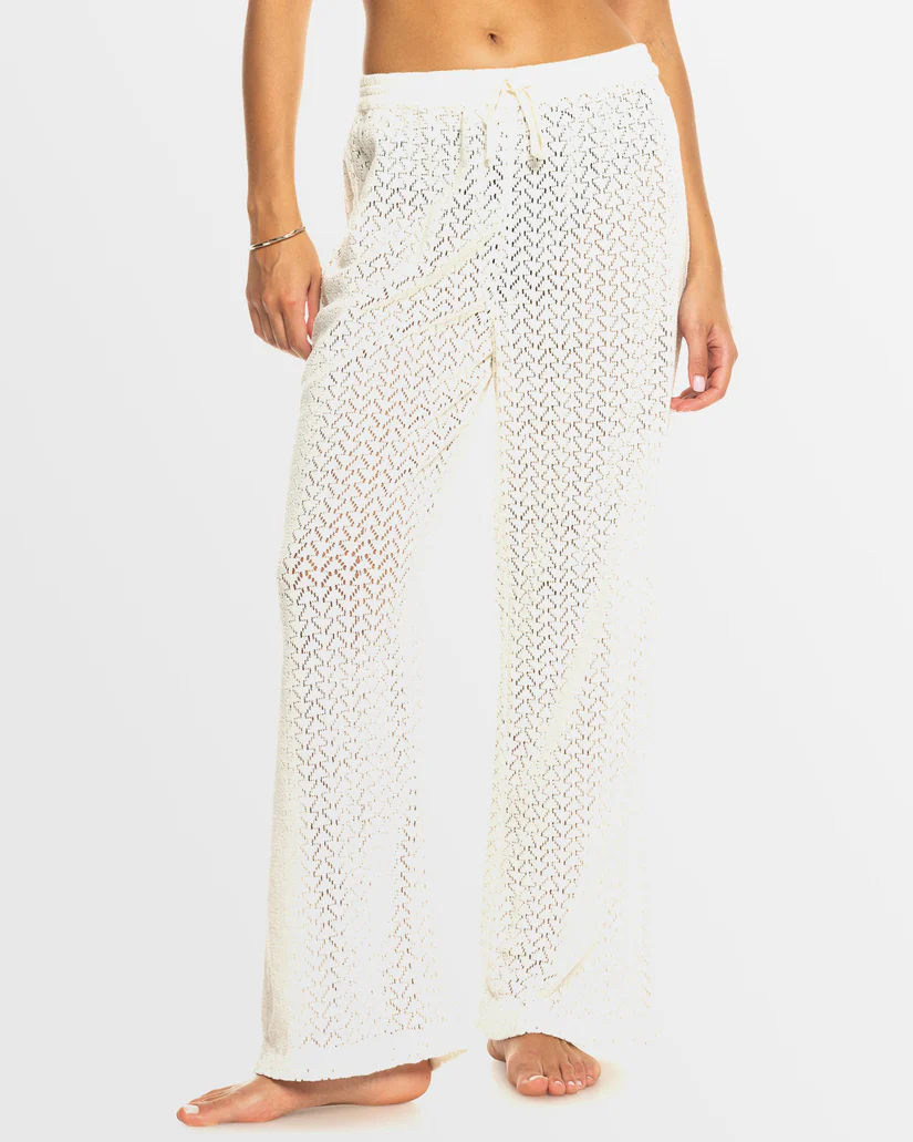 Roxy Mood Moving Pant - Egret