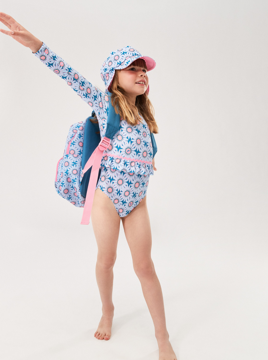 Roxy Come And Go Hat - Crystal Teal Sol Flower