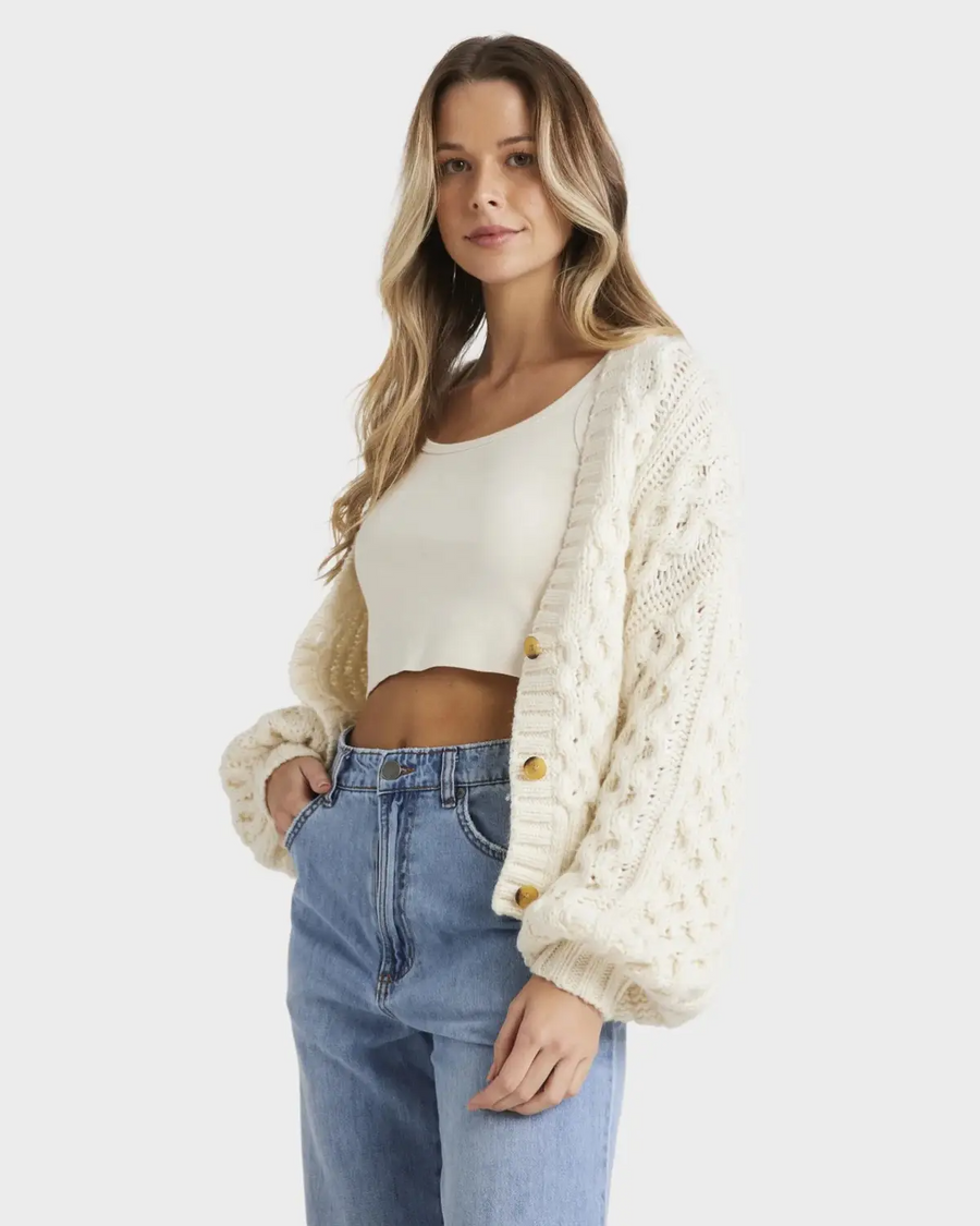 Billabong Montana Cardigan - Salty Crystal