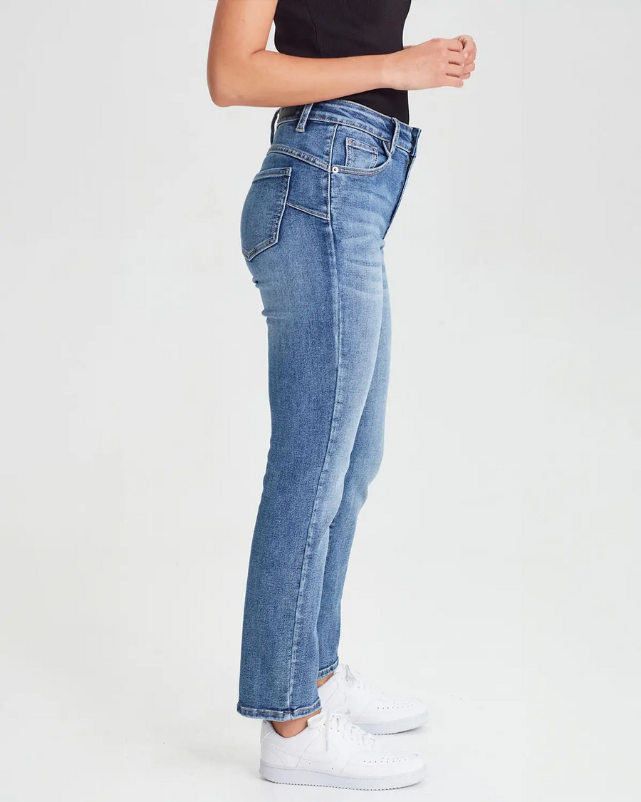 Junkfood Peachy Push Up Jean - Denim Blue