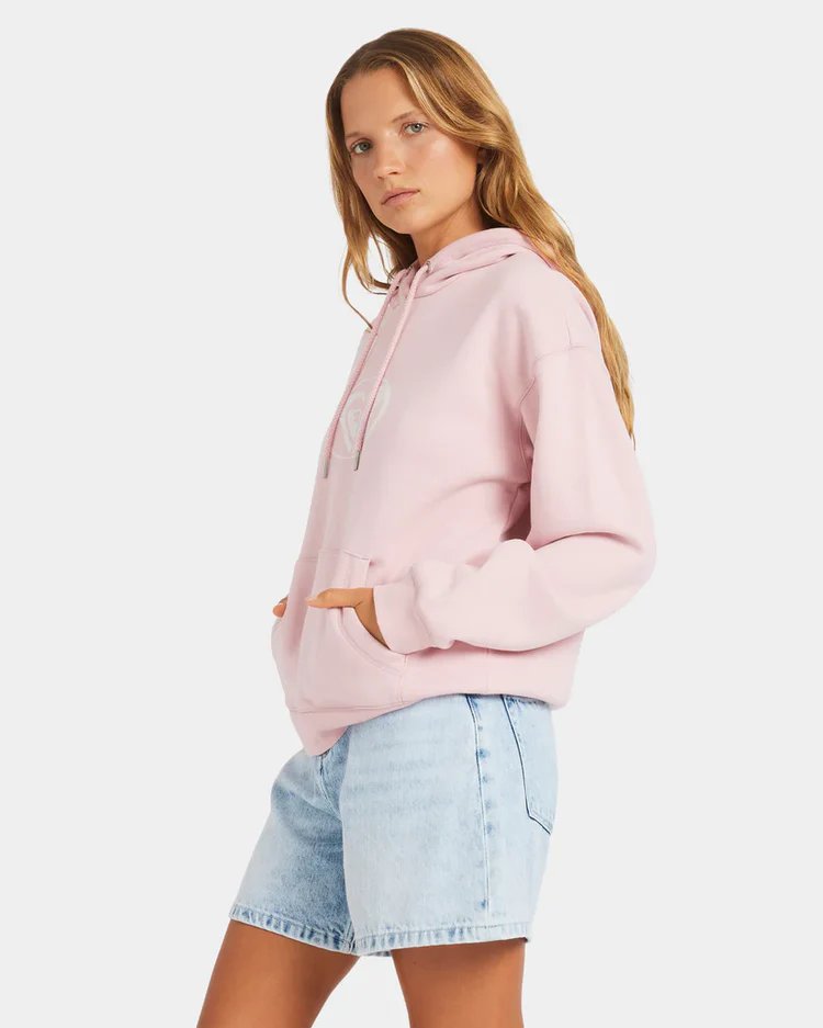 Roxy Perfect Place Hoodie  Brushed - Bleached Mauve