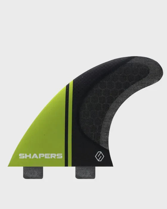 Shapers Carbon Stealth S5 Medium 3 - Fin Set Dual Tab -