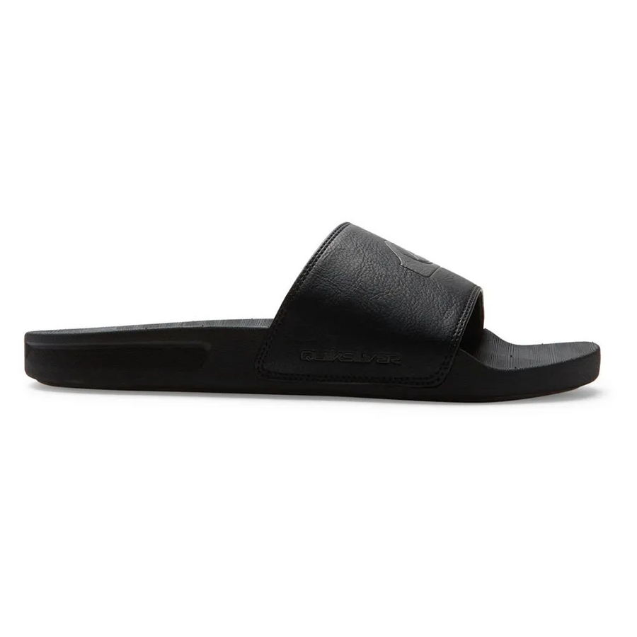 Quiksilver Rivi Nubuck Slide - Black