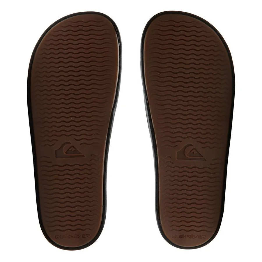 Quiksilver Rivi Nubuck Slide - Black