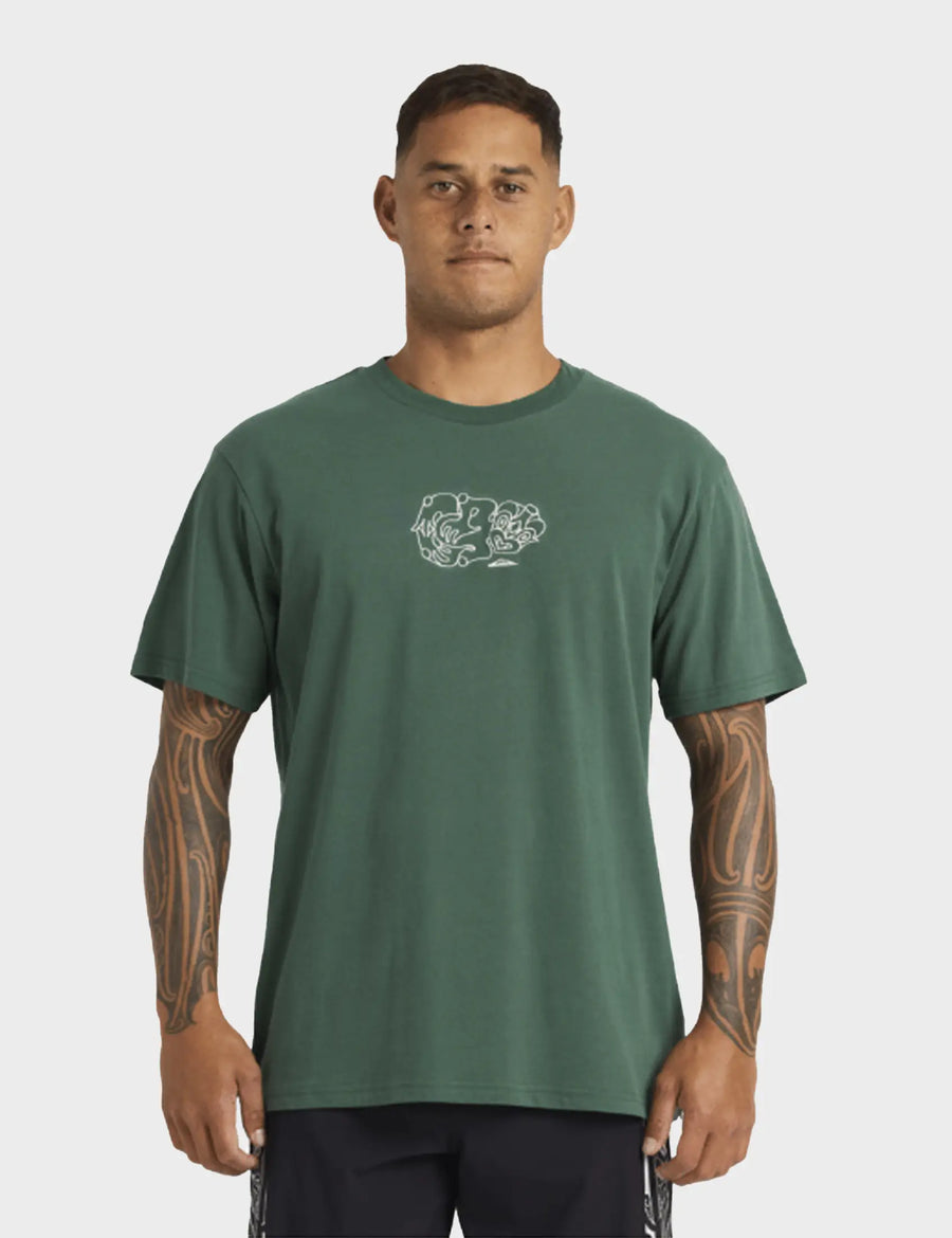 Quiksilver Tiki SS Tee - Jungle Green