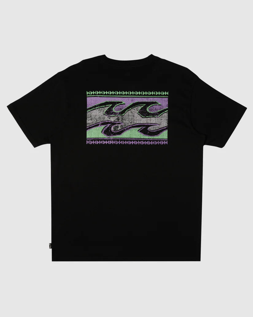 Billabong Crayon  Wave  Boys Tee - Black