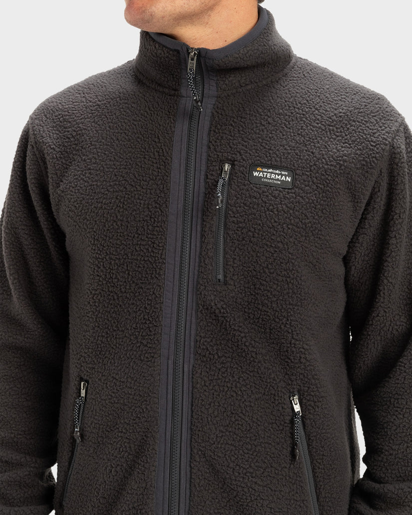Quiksilver Hook Sherpa Zip Fleece - Phantom