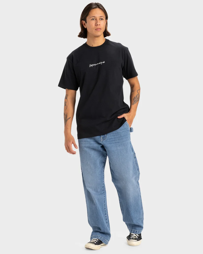 Quiksilver Rushed Logo DNA - Black