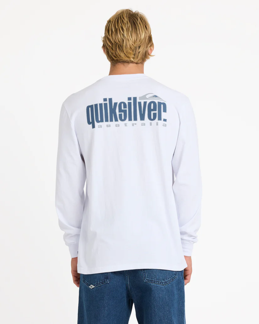 Quiksilver Big Clicker LS - White