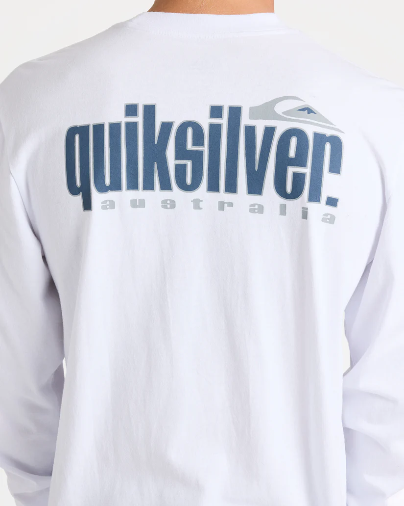 Quiksilver Big Clicker LS - White