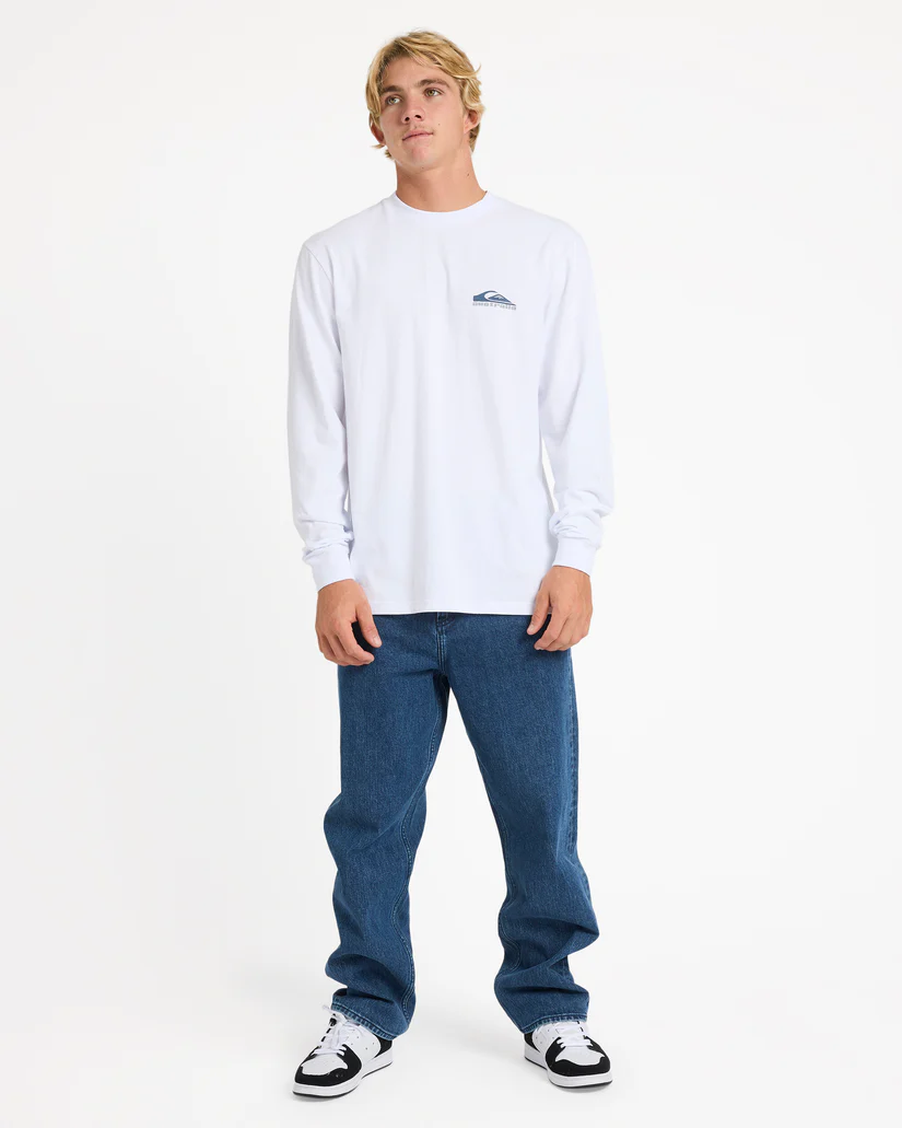 Quiksilver Big Clicker LS - White