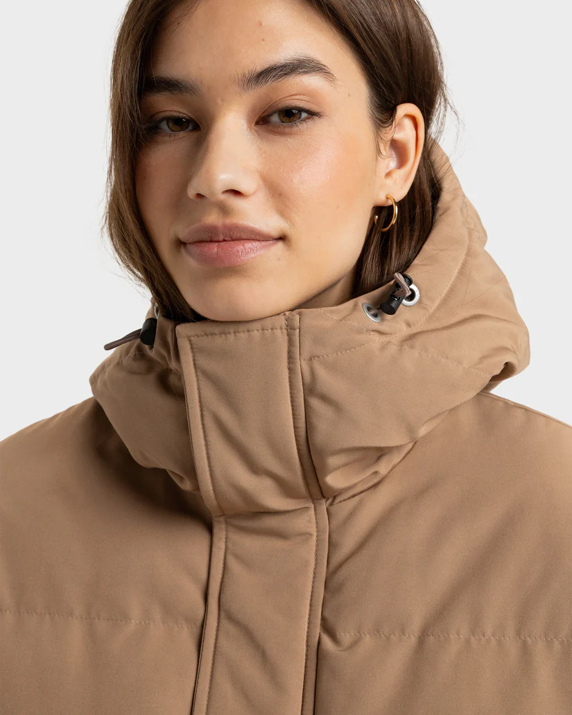 Roxy Sweetest Road Puffer Jacket - Portobella