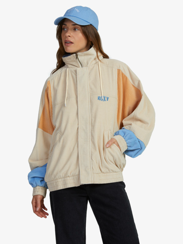 Roxy  Strike  A Cord Jacket  - Tapioca