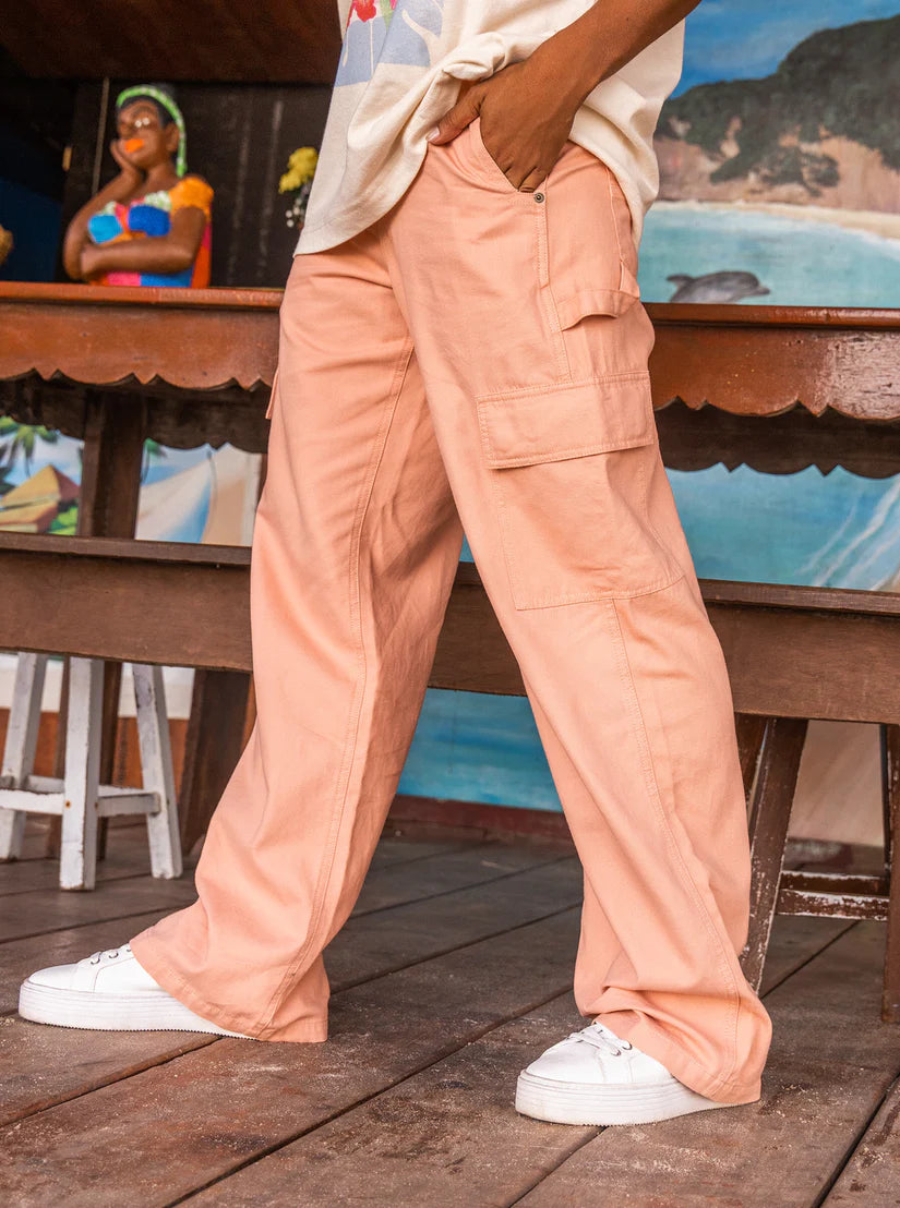 Roxy Lefty Cargo Pant  - Cafe Creme