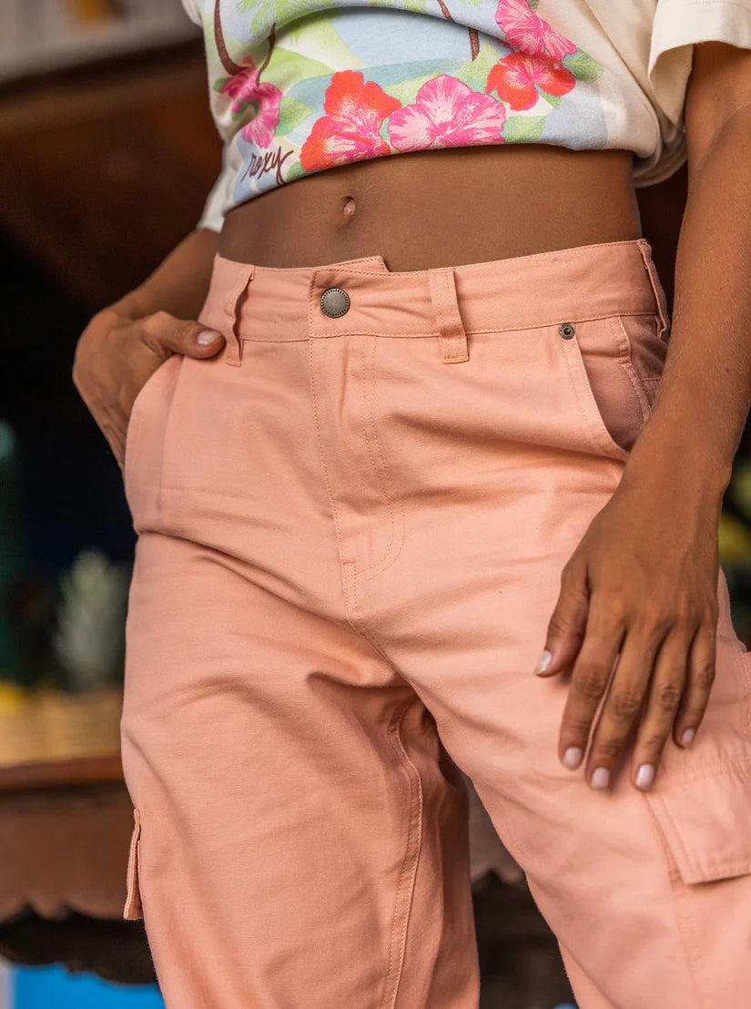 Roxy Lefty Cargo Pant  - Cafe Creme
