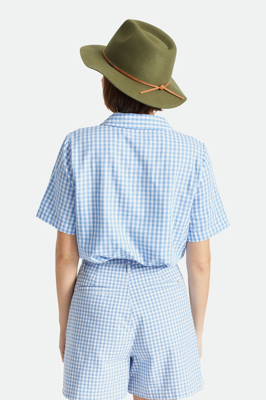 Brixton Wesley Fedora - Military Olive
