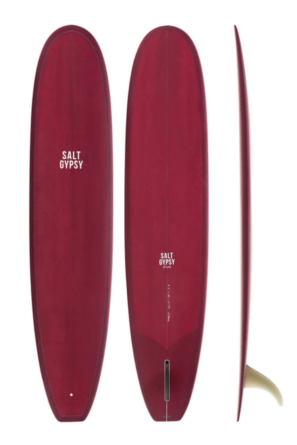 Salt Gypsy 8'6 SG Dusty Retro Longboard Merlot Tint
