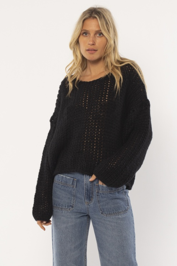 Amuse Desert Skies  Sweater - Black