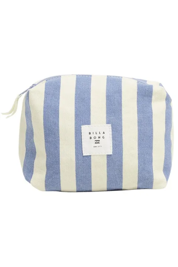 Billabong Waive Strip make Up Case - Aqua