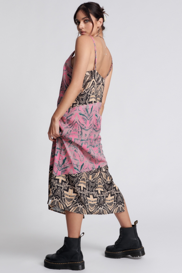 One Teaspoon Long Slip Dress - Kaleidoscope