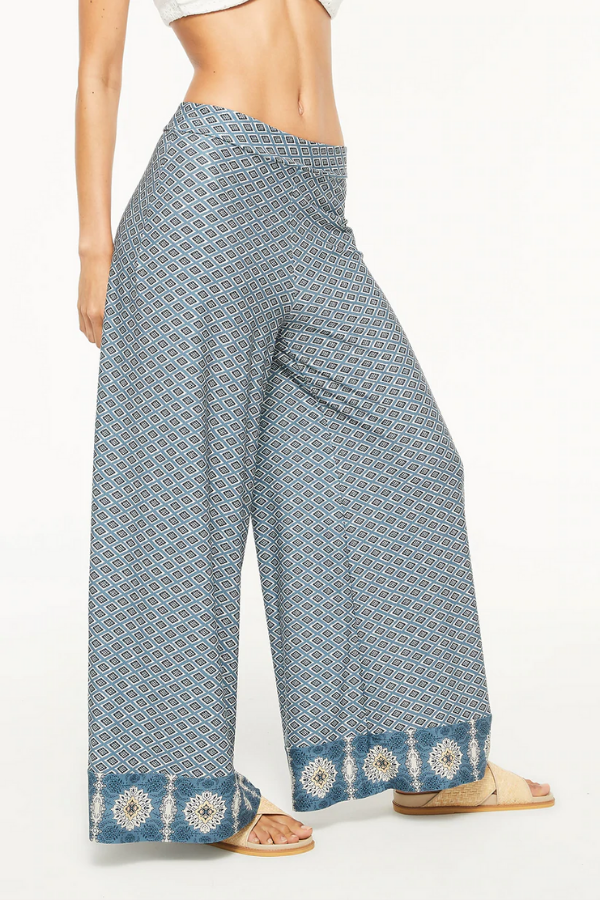 Tigerlily Saydia Alegra Wide Leg Pants- Navy Multi