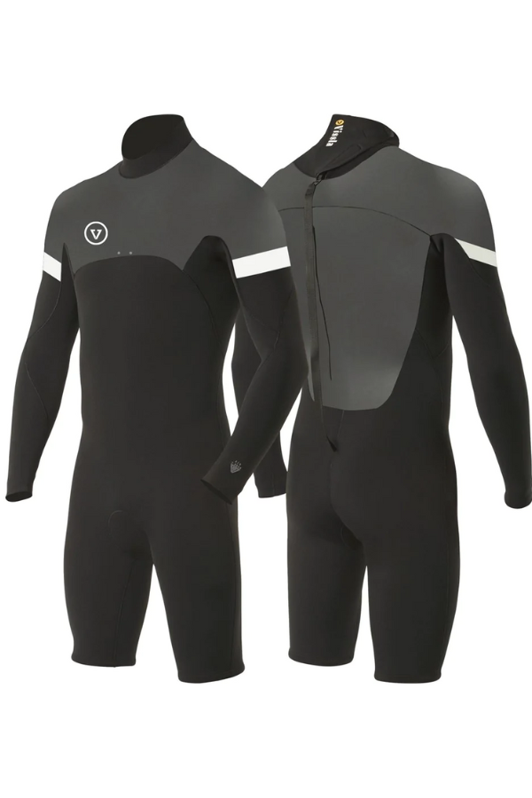 Vissla 7 Seas Raditude 2-2 LS Spring Suit - Black Smoothie