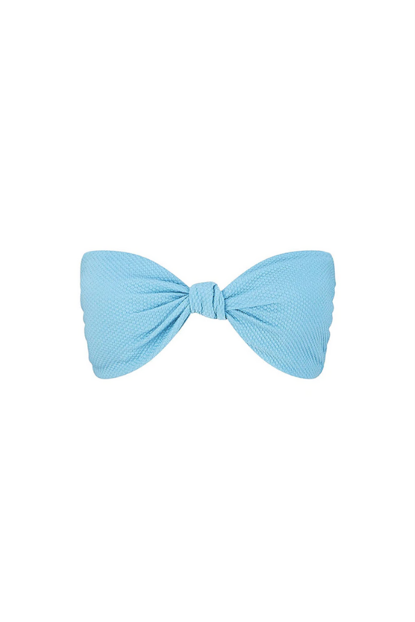Tigerlily Santa Rosa Devon Knot Bandeau Bikini top- Cornflower
