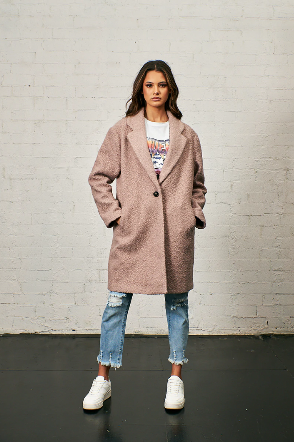 Sass Lana Coat - Blush