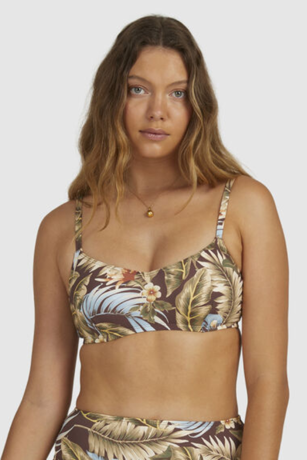Billabong Slow Burn Lila DD Bralette - Brown