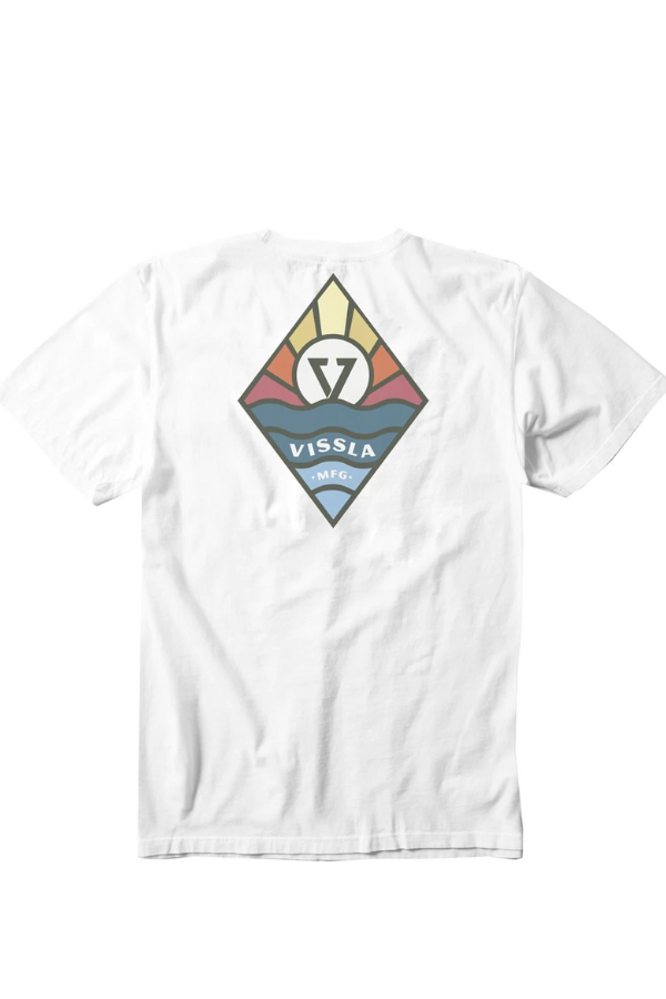 Vissla So Glassy Tee-WHT