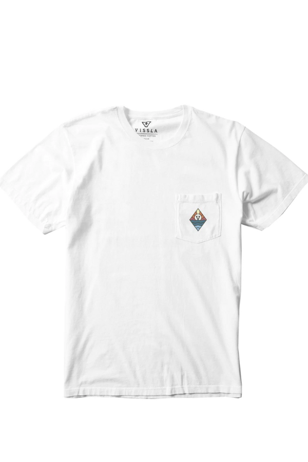 Vissla So Glassy Tee-WHT