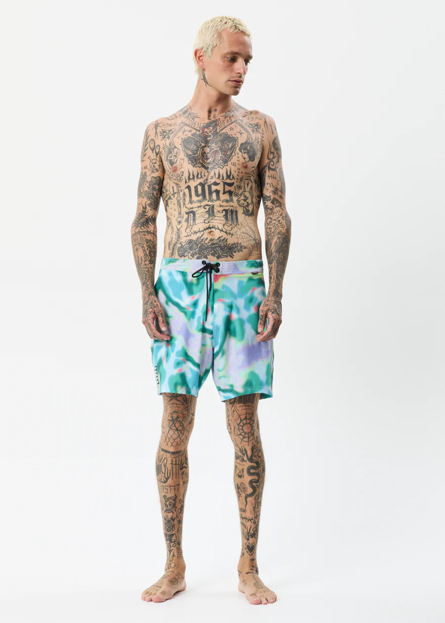 Afends Thermal Recycled Fixed Waist Boardshorts - Multi