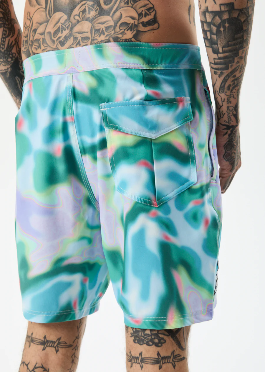 Afends Thermal Recycled Fixed Waist Boardshorts - Multi