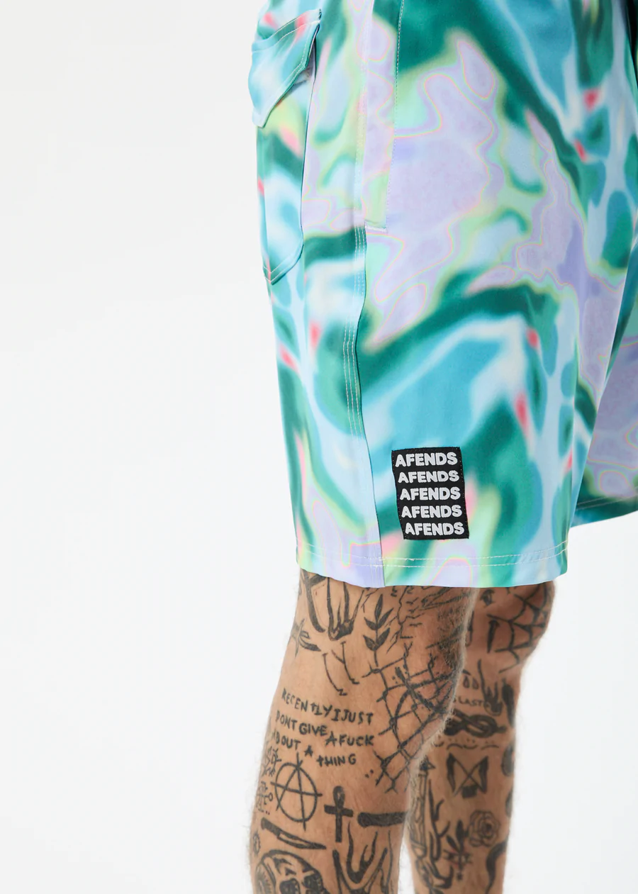 Afends Thermal Recycled Fixed Waist Boardshorts - Multi
