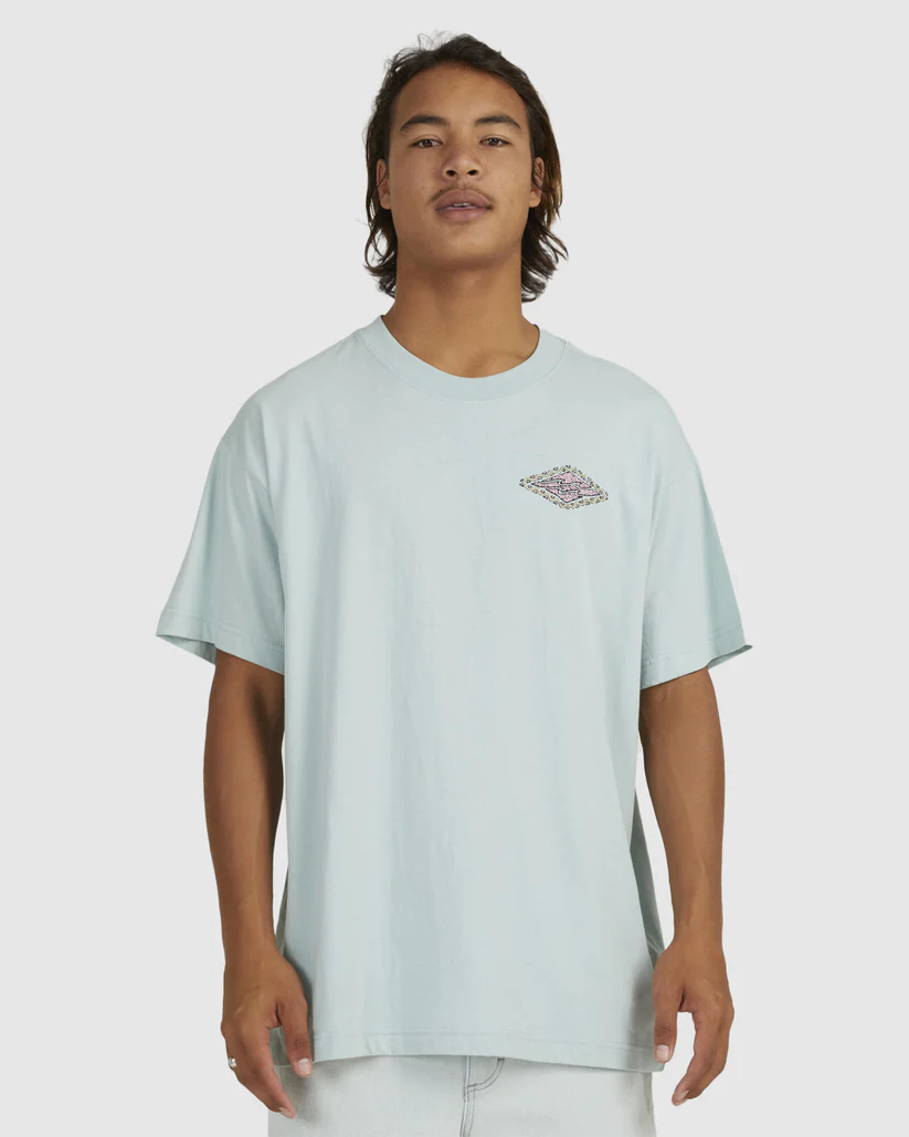 Billabong Crayon Waves SS Tee - Blue Haze
