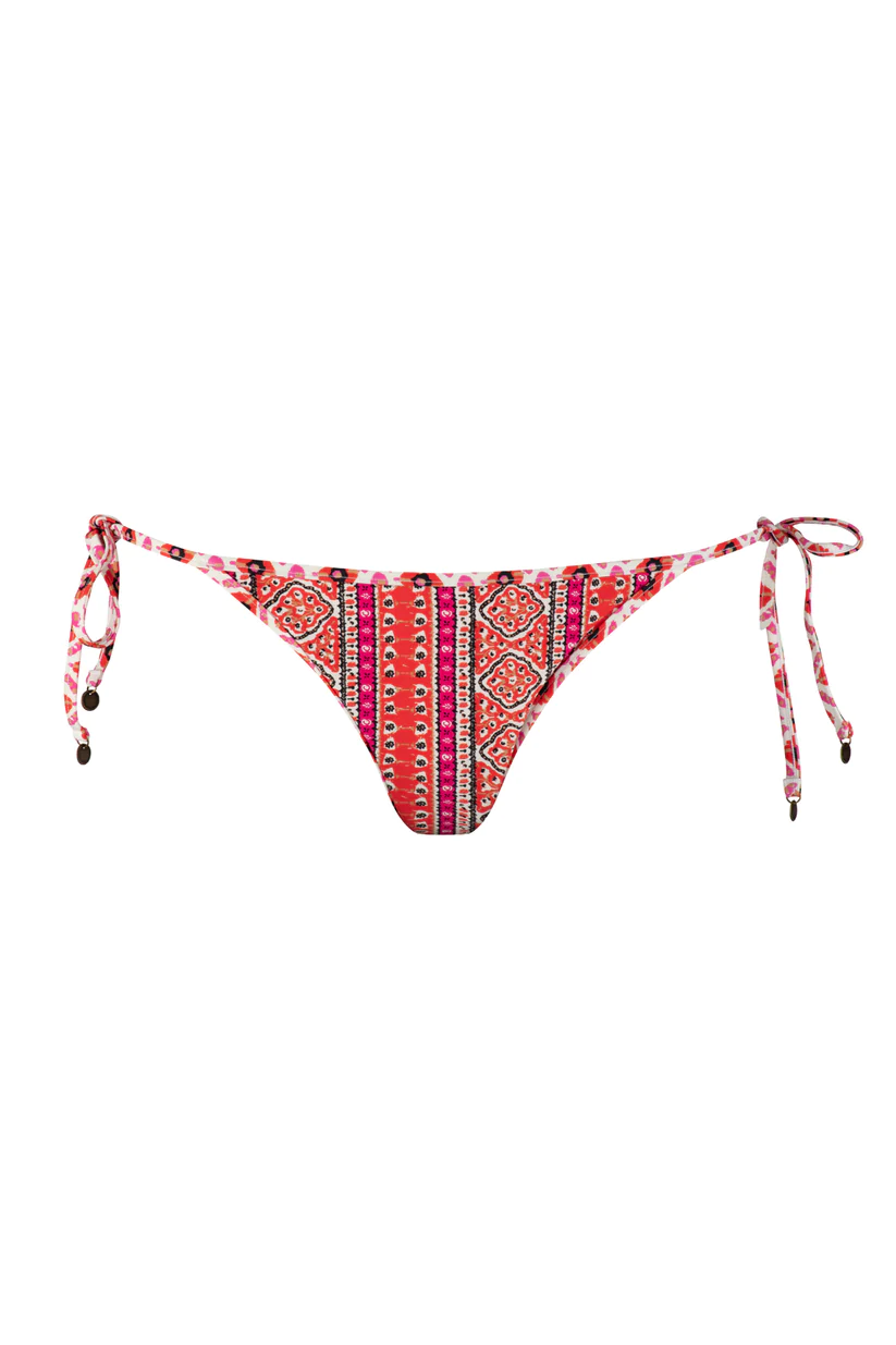 Tigerlily Belize High Argentina Bikini Pant- Belize Berry