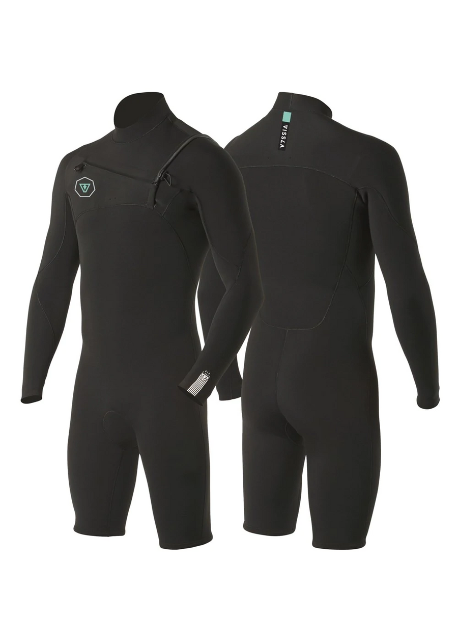 Vissla 7 Seas 2-2 LS Wetsuit - Spring Black