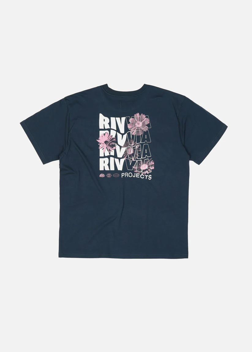 Rivvia Brian Growth T-Shirt - Slate Blue