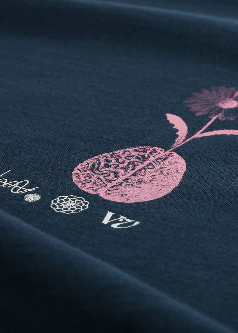 Rivvia Brian Growth T-Shirt - Slate Blue