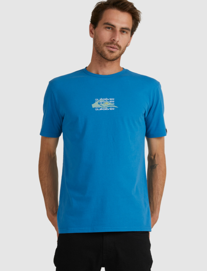 Quiksilver Surf Trippin SS Tee - Vallarata Blue