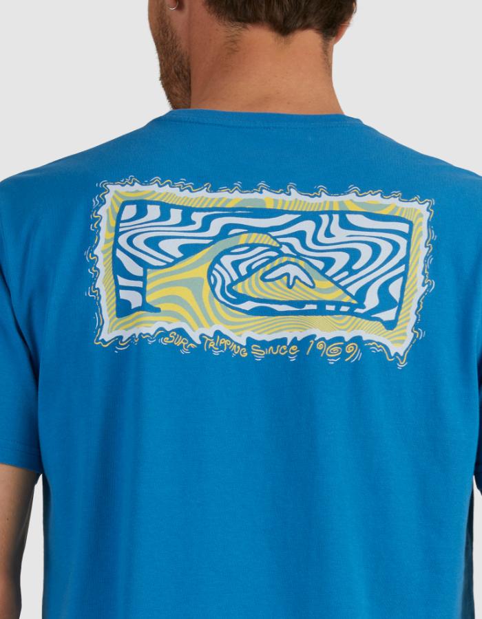 Quiksilver Surf Trippin SS Tee - Vallarata Blue