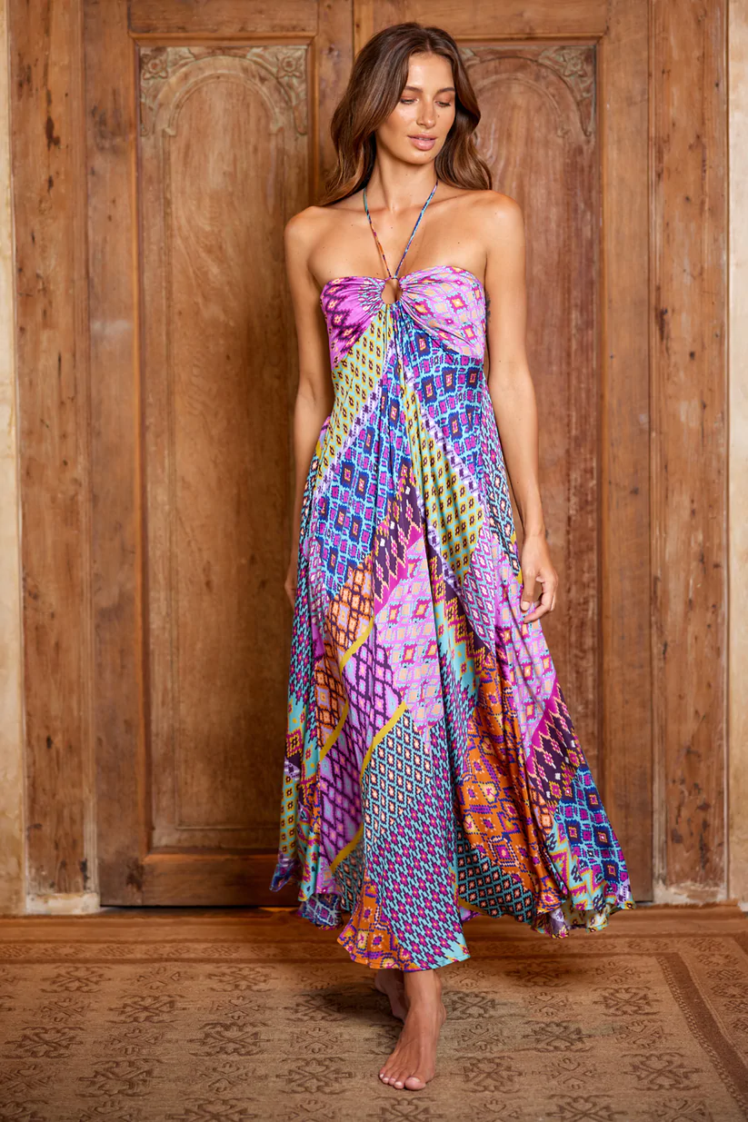 Tigerlily Trinity Maxi Dress Utopia Patchwork - Main Image