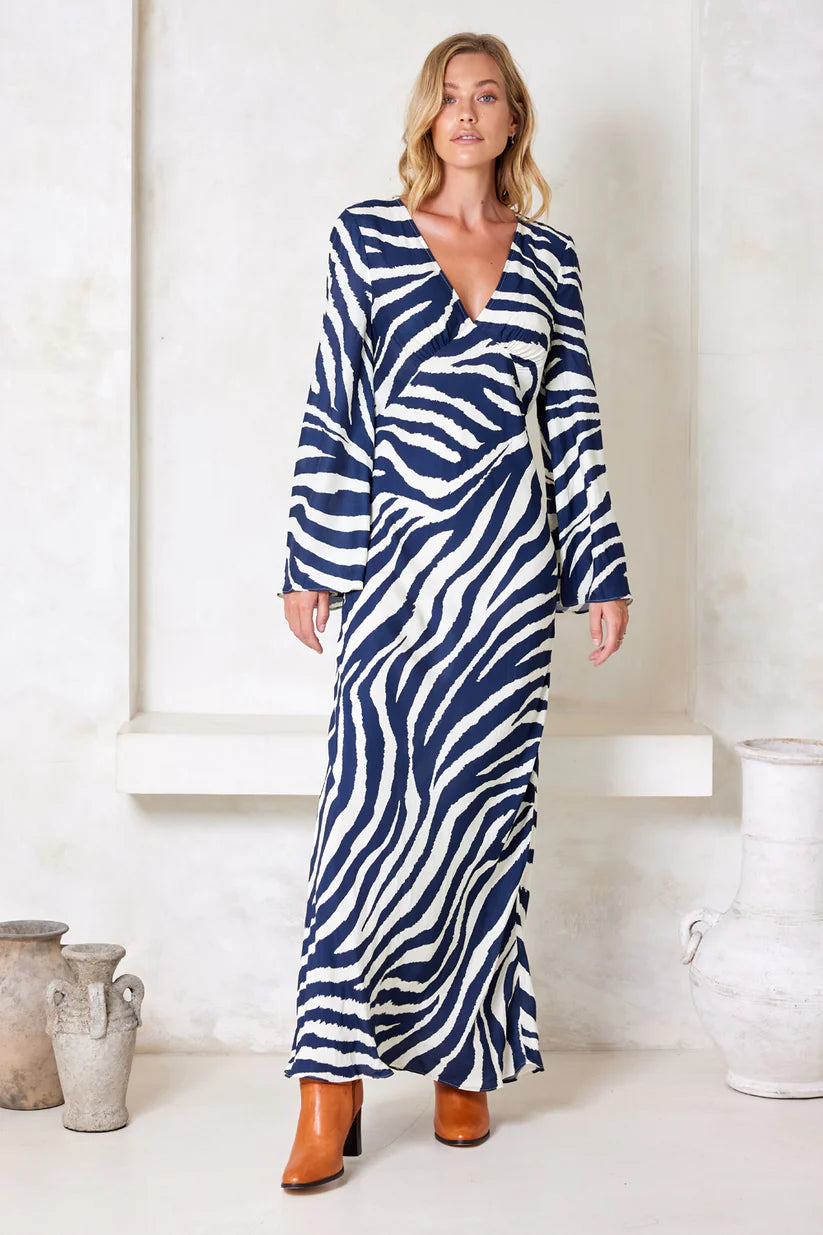 Tigerlily Zoya Ezra Maxi Gown - Ink