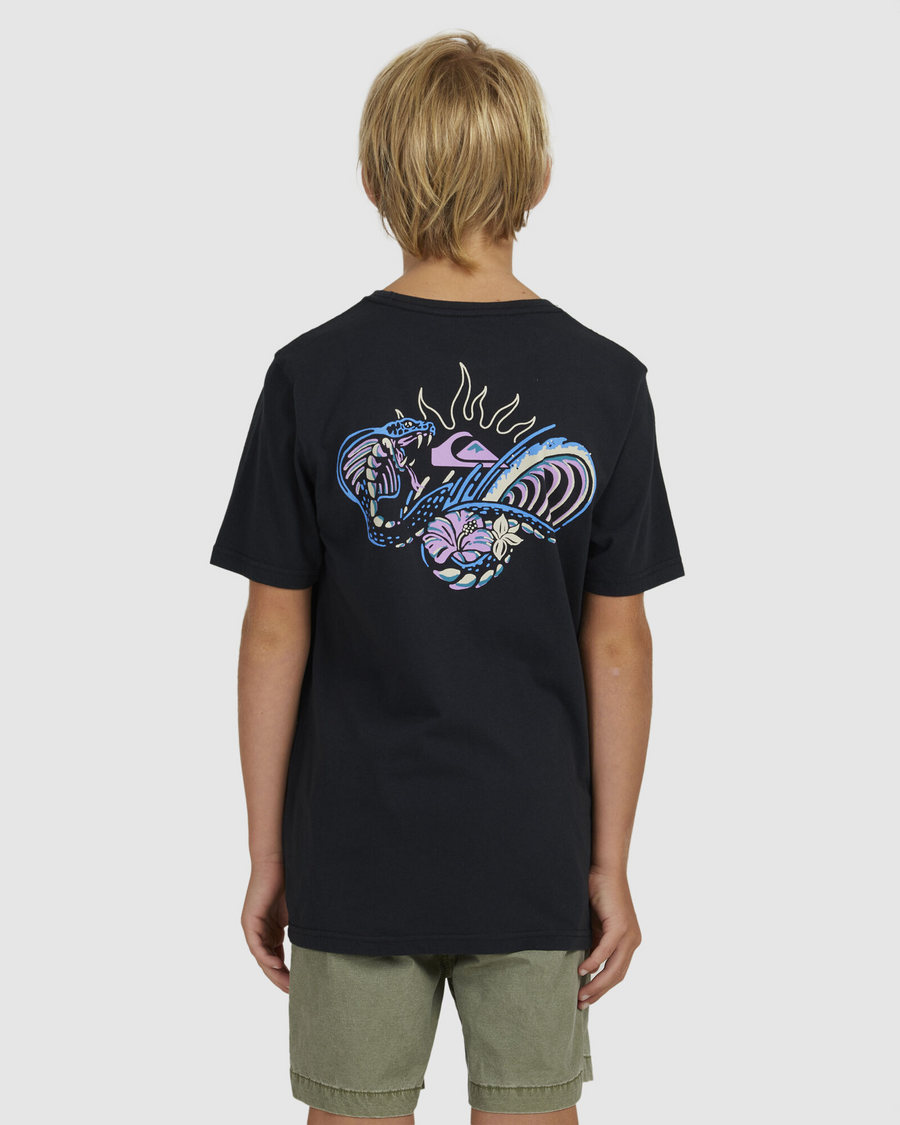 Quiksilver Snake Whisperer Youth SS - Black