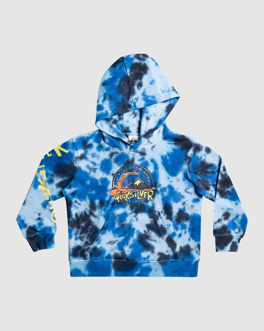 Quiksilver Sweet Day Dye Hood - Snorkel Blue Tie Dye