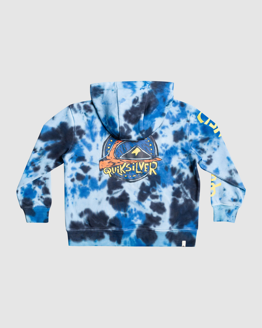 Quiksilver Sweet Day Dye Hood - Snorkel Blue Tie Dye