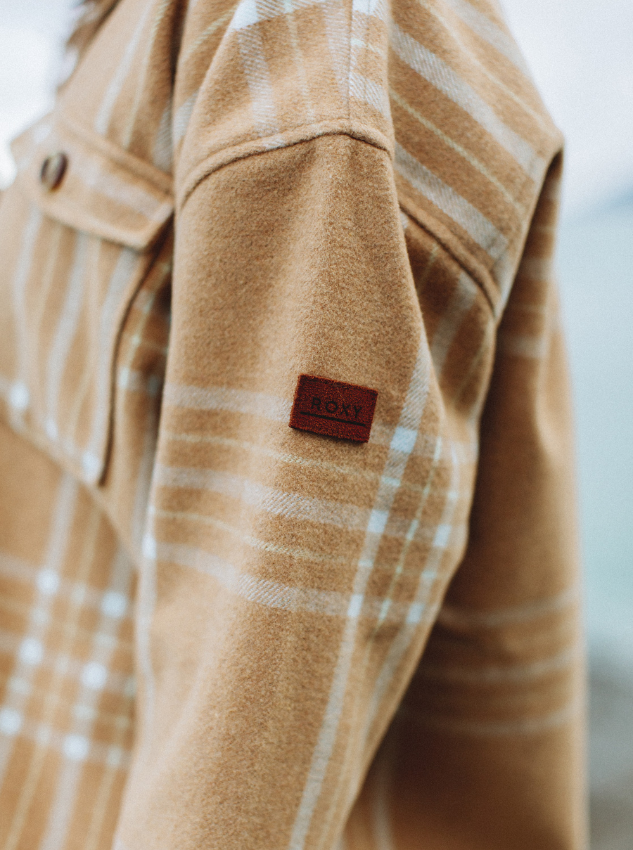 Roxy Check The Swell Jacket - Daybreak Plaid Cork