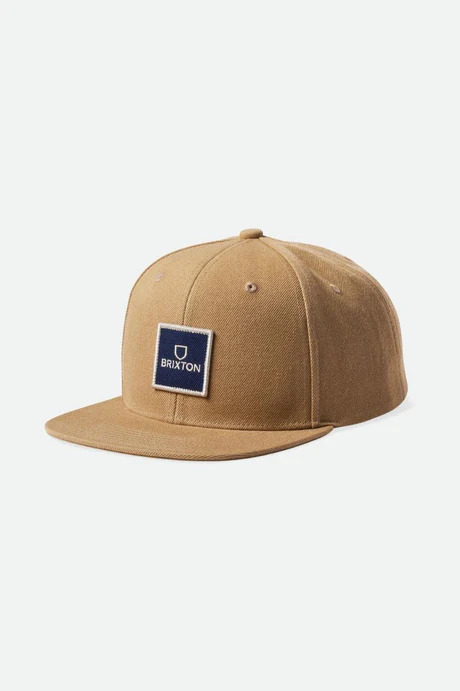 Brixton Alpha Square MP Snapback O/S - Sand