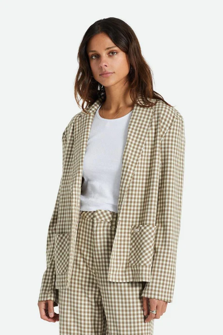 Brixton Thurston Blazer- Twig/Whitecap