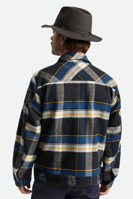 Brixton Wesley Packable Fedora - Washed Black
